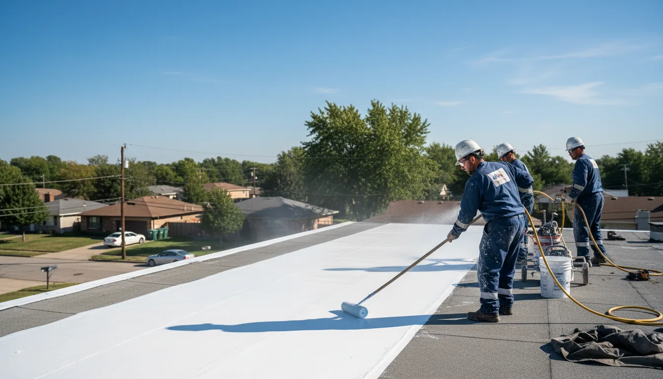 Commercial roof coating in Poquoson, VA near me